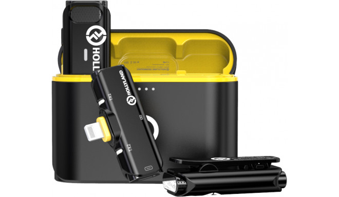 Hollyland wireless microphone Lark C1 Duo iPhone