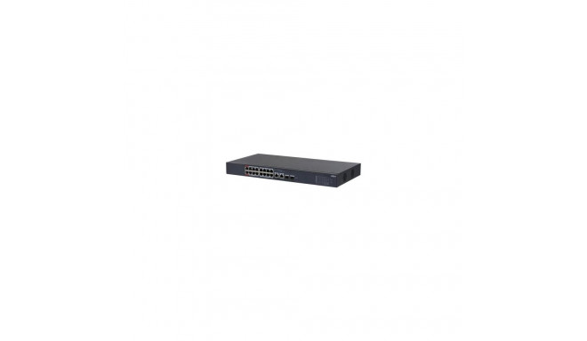 Switch DAHUACS4218-16ET-240 tüüp L2 lauaarvuti/alus 16x10Base-T / 100Base-TX PoE port 16 DH-CS4218-1