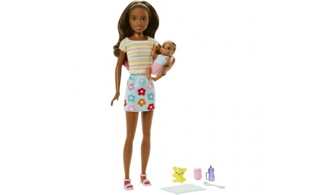 Barbie Mattel Skipper: Babysitters Club Doll + Baby + Accessories (HJY31)