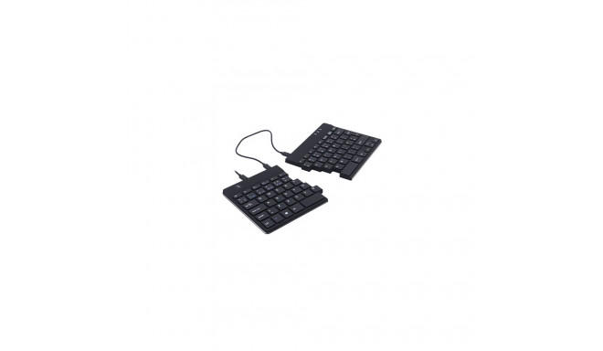 R-Go Tools ergonoomiline klaviatuur R-Go Split Break v2 QWERTY juhtmega must