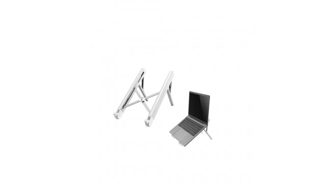 NewStar kokkupandav sülearvuti lauastatiiv (ergonoomiline) hõbedane 8717371448349