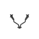 NEOMOUNTS SELECT DESK MOUNT DOUBLE DISPLAY (TOPFIX CLAMP & GROMMET)