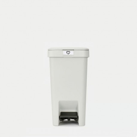 BRABANTIA waste bin StepUp with pedal 10l Light Grey 800245