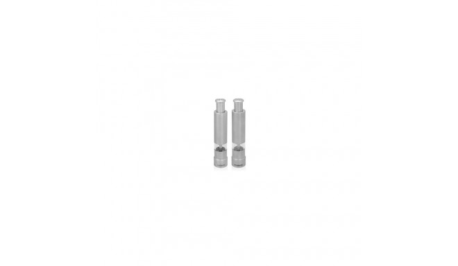 BRABANTIA Salt/Pepper Grinding Set Matt Steel 611407