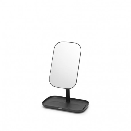 New! BRABANTIA ReNew mirror with shelf Dark Grey 280702