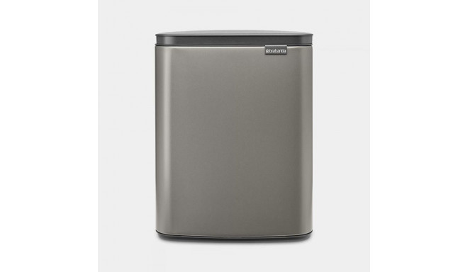 BRABANTIA waste bin Bo 12l Platinum 230387