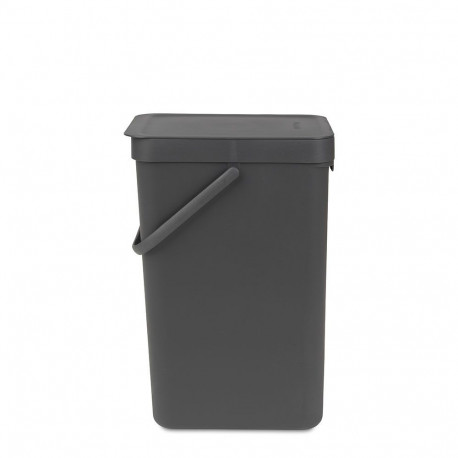 BRABANTIA waste bin Sort & Go 16 l grey 109966