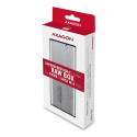 AXAGON EEM2-SG2 external Gehause fur M.2 SSDs USB-C 3.2 Gen 2 - silver