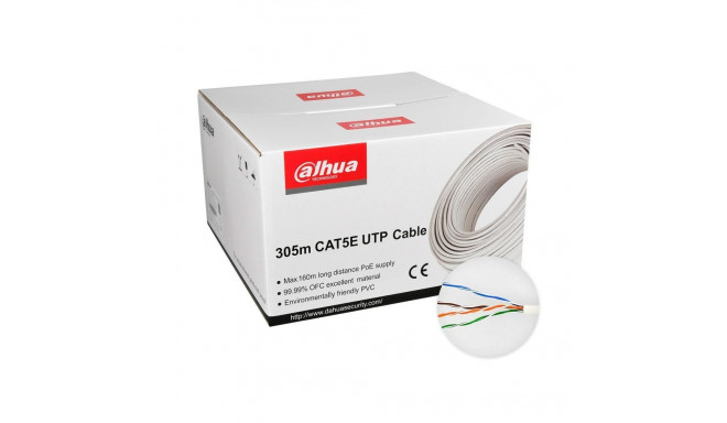 CAT5E UTP kaabel 305m valge/PFM920I-5EUN DAHUA
