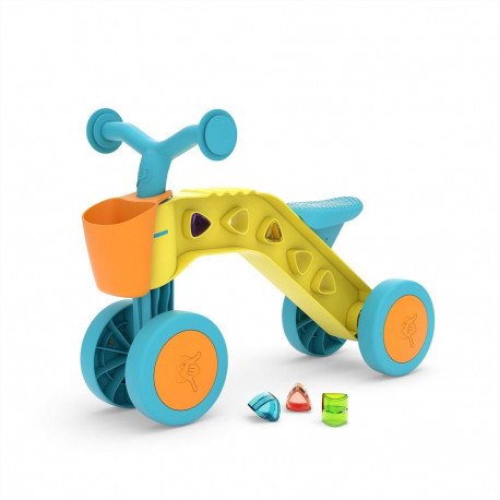 Chillafish Itsibitsi quad bike for the little ones with basket yellow/light blue from 1 to 3 years C