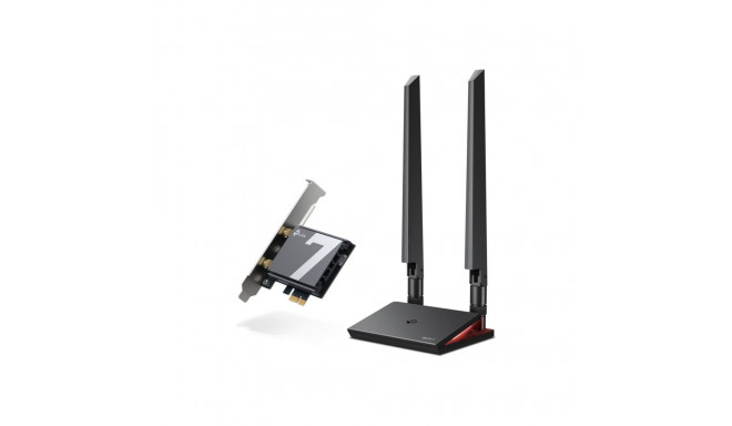 TP-LINK Archer TBE550E WiFi 7 adapter ja Bluetooth 5.4 PCIe adapter