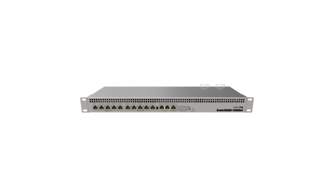 Mikrotik juhtmega Ethernet ruuter RB1100x4 1U rackmount neljatuumaline 1.4GHz CPU 1GB RAM 128MB 13xG