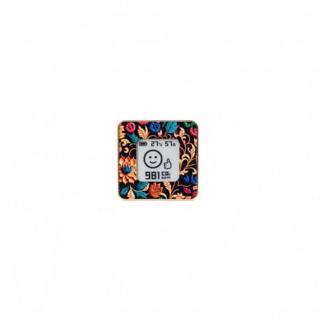 AIRVALENT home air quality sensor Gold/Bloom
