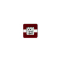 AIRVALENT home air quality sensor Silver/Latvian Flag