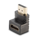 Lindy 90 kraadi adapter - allapoole - HDMI nurkadapter