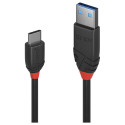 Lindy Black Line - USB-C cable - 24 pin USB-C to USB Type A - 1.5 m