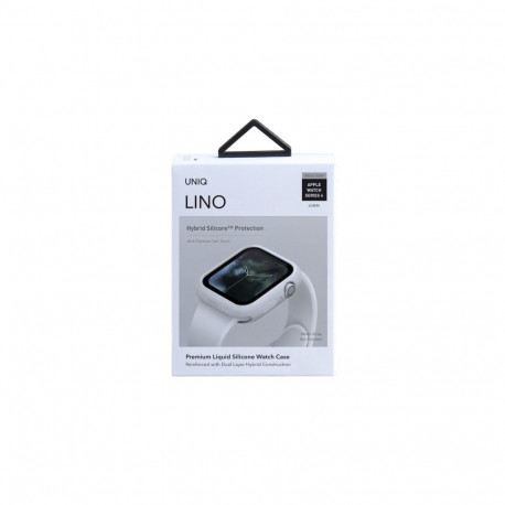 UNIQ Lino Case Apple Watch Series 4/5/6/SE 40mm. dove white