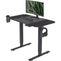 Diablo EGON 1100 Desk Black 110 - 170 cmx60 cm