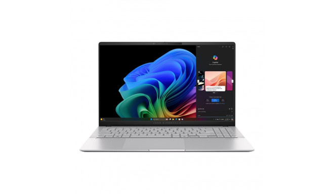 Asus Vivobook S S5507QA-MA112W jahe hõbedane 15,6" OLED 3K 2880 x 1620 pikslit läikiv Snapdragon X E