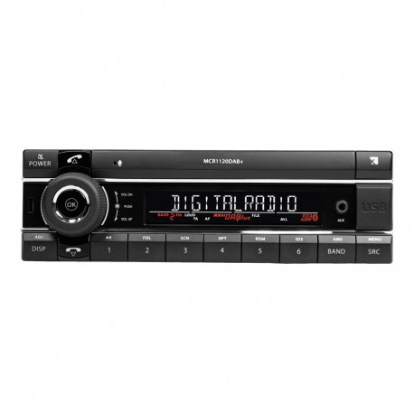 4x44 W | autoaudio USB(2x)/AUX/Bluetooth/DAB+