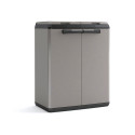 jäätmekäitlussüsteem Split Basic 110L taaskasutussüsteem 68x39x85cm tumehall/must 8013183098940