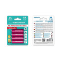 Esperanza punane AA / R6 2000mAh patarei 4 tk