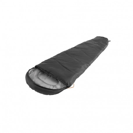 Easy Camp Starling Mummy Black 8°C | Sleeping Bag | 210 x 75 x 50 cm | -5 to 12 °C | Two-way open-en