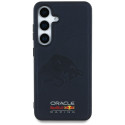 Case Red Bull Leather Meshed Debossed Bull MagSafe for Samsung Galaxy S25 navy