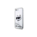 Karl Lagerfeld KLHCI8LNCHCS iPhone 7/8/SE 2020 / SE 2022 hõbedane kõvakorpus Glitter Choupette H