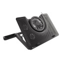 GENESIS Sülearvuti jahutusalus, OXID 550 15.6-17.3 5 VENTILAATORIT, LED VALGUS, 1 USB | Genesis | Sü