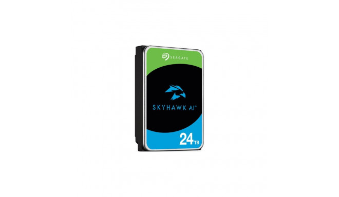 SEAGATE videovalve optimeeritud AI Skyhawk 24TB HDD SATA 6Gb/s 512MB vahemälu 3.5-tolline CMR heeliu