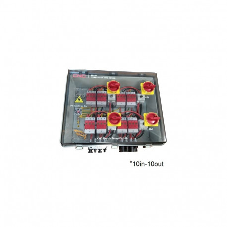 PV Combiner Box, DC 10in-10out, IP66