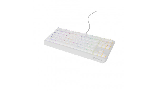 GENESIS Thor 230 TKL klaviatuur mängimine USB + RF juhtmevaba + Bluetooth QWERTY valge
