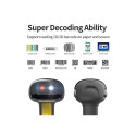 Qoltec 50853 Laser barcode scanner 1D | 2D | Black