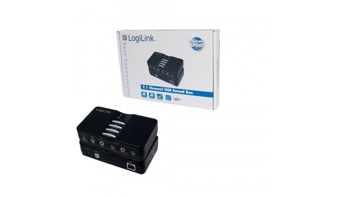 LogiLink USB heliboks Dolby 7.1 8-kanaliline 7.1 kanalit