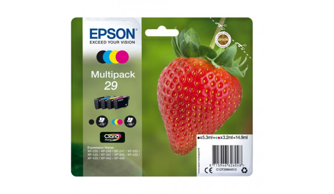 Epson Strawberry Multipack 4-värvi 29 Claria Home tint