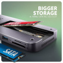 Axagon HMC-12GM2 sülearvuti dokk/portide kordaja juhtmega USB 3.2 Gen 2 (3.1 Gen 2) Type-C hall