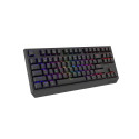 Mechanical Gaming Keyboard | Juhtmevaba | US | Must | 2.4 GHz, Bluetooth, USB | Outemu Panda