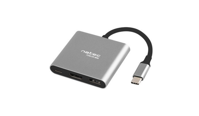 NATEC MULTI PORT FOWLER MINI (USB-C PD, HDMI 4K)