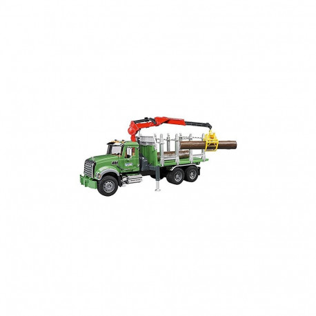 MACK puidutranspordiveok Granite 3 palgiga, roheline