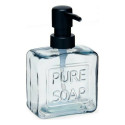 Seebi dosaator Pure Soap 250 ml Kristall Must Plastmass (12 Ühikut)
