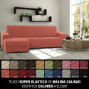 Pārsegs atpūtas krēslam ar īsu kreiso roku Sofaskins NIAGARA 210 - 340 cm - Dzeltens