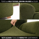 Cover for chaise longue with short left arm Sofaskins NIAGARA 210 - 340 cm - Yellow