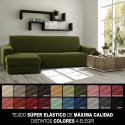 Cover for chaise longue with short left arm Sofaskins NIAGARA 210 - 340 cm - Yellow