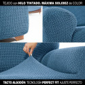 Pārsegs atpūtas krēslam ar īsu kreiso roku Sofaskins NIAGARA 210 - 340 cm - Dzeltens