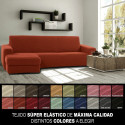 Cover for chaise longue with short left arm Sofaskins NIAGARA 210 - 340 cm - Yellow