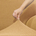 Cover for chaise longue with short left arm Sofaskins NIAGARA 210 - 340 cm - Yellow