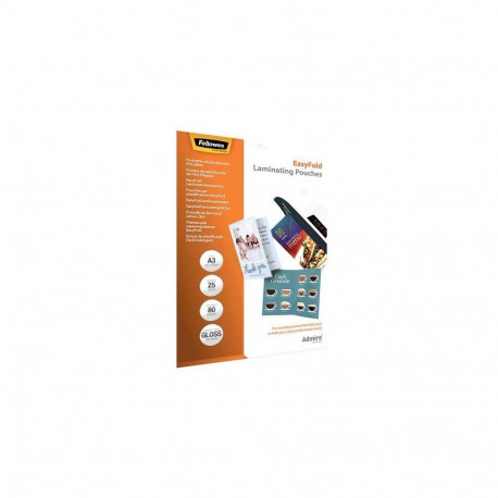 Fellowes LAMINATOR POUCH EASYFOLD/A3 80 25PCS 5602001