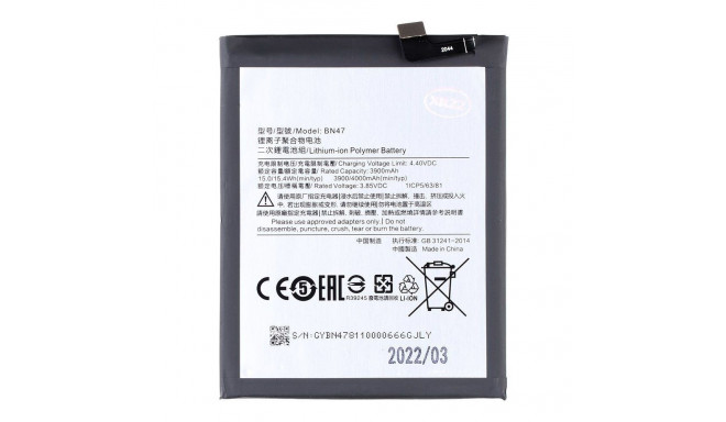 - BN47 Xiaomi Battery 3900mAh (OEM)