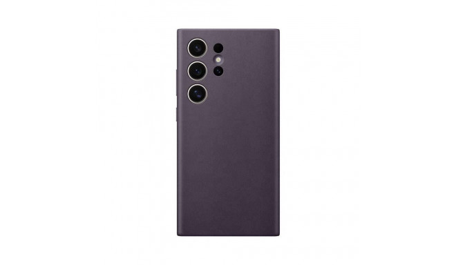 Samsung - GP-FPS928HCAVW Samsung Leather Cover (Vegan) for Galaxy S24 Ultra Dark Violet